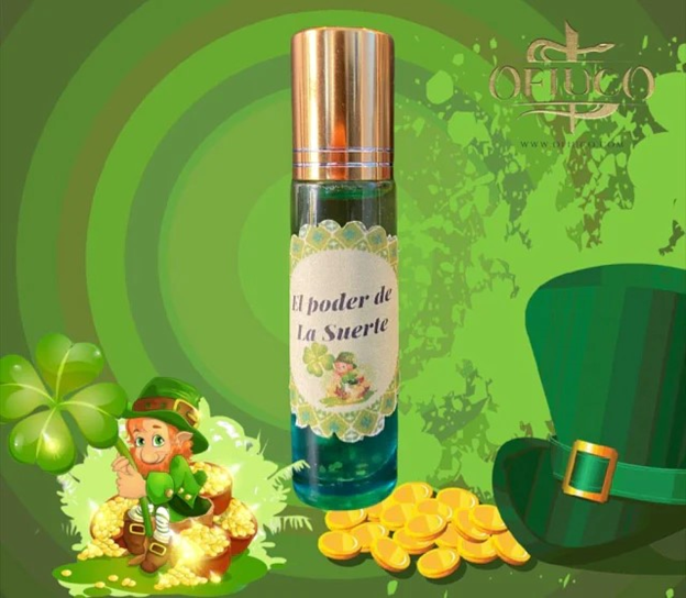 Aceite de Duendes y Tréboles Encantados-Ofiuco- El poder de la Suerte
